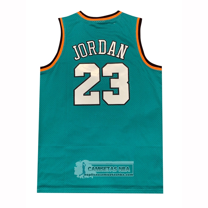 Camiseta Chicago Bulls Michael Jordan NO 23 Mitchell & Ness 1997-98 Verde1